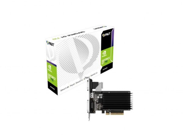 Karta VGA Palit GT710 2GB DDR3 64bit VGA+DVI+HDMI PCIe2.0 LP Silent