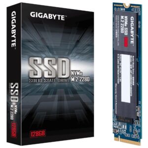 Dysk SSD Gigabyte 128GB M.2 2280 PCIe 3.0 x4 NVMe (1550/550 MB/s)