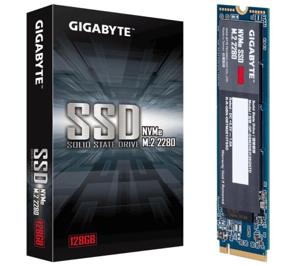 Dysk SSD Gigabyte 128GB M.2 2280 PCIe 3.0 x4 NVMe (1550/550 MB/s)