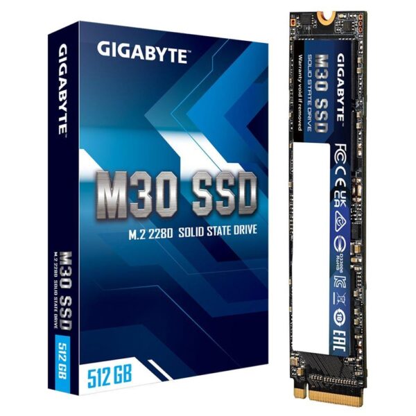 Dysk SSD Gigabyte M30 SSD 512GB M.2 2280 NVMe PCIe 3.0 x4 (3500/2600 MB/s) 3D TLC