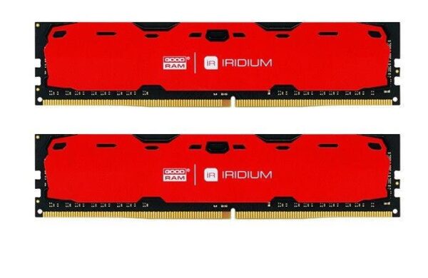 Pamięć DDR4 GOODRAM IRIDIUM 8GB (2x4GB) 2400MHz CL15-15-15 IRDM 512x8 Red