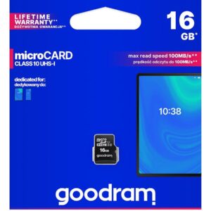 Karta pamięci microSDHC GOODRAM 16GB M1A0-0160R12 cl 10 UHS-I