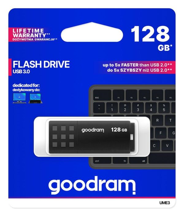 Pendrive GOODRAM UME3 128GB USB 3.0 Black