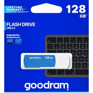 Pendrive GOODRAM UCO2 128GB USB 2.0 White-Blue