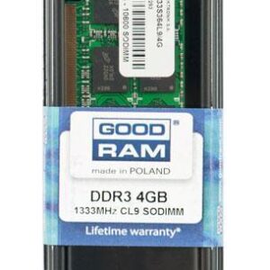 Pamięć SODIMM DDR3 GOODRAM 4GB/1333MHz PC3-10600 512×8