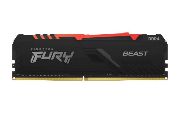 Pamięć DDR4 Kingston Fury Beast RGB 16GB (1x16GB) 3600MHz CL18 1