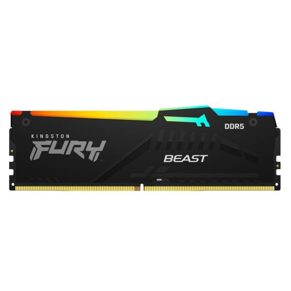 Pamięć DDR5 Kingston Fury Beast RGB 8GB (1x8GB) 4800MHz CL38 1