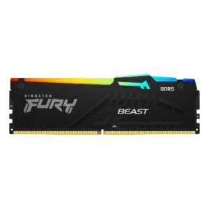 Pamięć DDR5 Kingston Fury Beast RGB 8GB (1x8GB) 6000MHz CL40 1