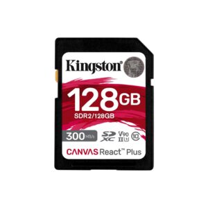 Karta pamięci Kingston SD Canvas React Plus 128GB Class 10 UHS-II