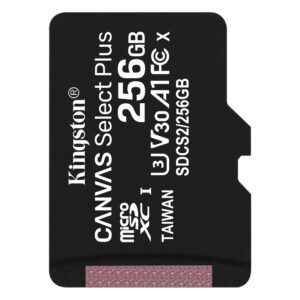 Karta pamięci Kingston microSD Canvas Select Plus 256GB Class 10 UHS-I U3 V30
