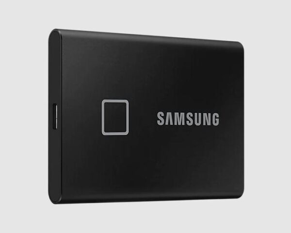 Dysk SSD zewnętrzny USB Samsung SSD T7 500GB Portable Touch (1050/1000 MB/s) USB 3.1 Black