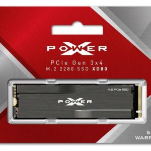 Dysk SSD Silicon Power XPOWER XD80 1TB PCIe Gen3x4 NVMe (3400/3000 MB/s) 2280