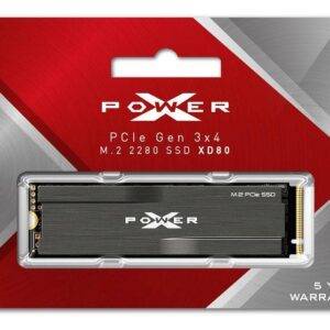 Dysk SSD Silicon Power XPOWER XD80 2TB M.2 PCIe Gen3x4 NVMe (3400/3000 MB/s) 2280