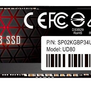 Dysk SSD Silicon Power UD80 2TB M.2 PCIe Gen3x4 NVMe (3400/3000 MB/s)