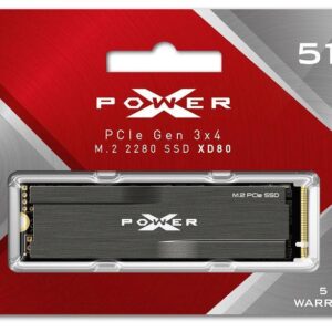 Dysk SSD Silicon Power XPOWER XD80 512GB M.2 PCIe Gen3x4 NVMe (3400/2300 MB/s) 2280