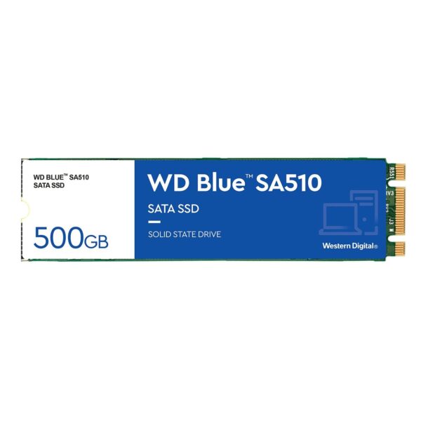 Dysk SSD WD Blue SA510 500GB M.2 SATA 2280 (560/510 MB/s) WDS500G3B0B