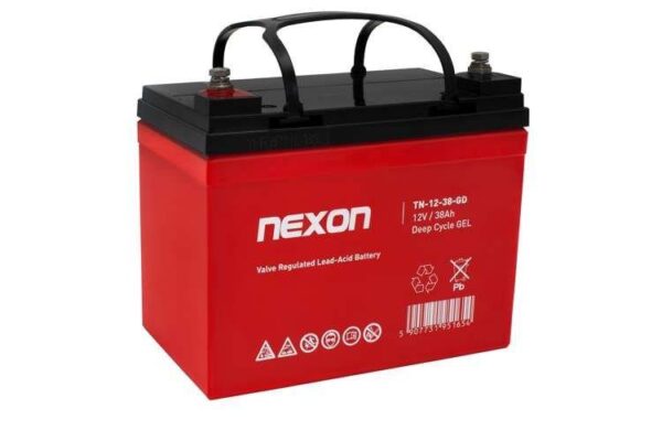 Akumulator żelowy Nexon TN-GEL 12V 38Ah long life(12l) - głębokiego rozładowania i pracy cyklicznej