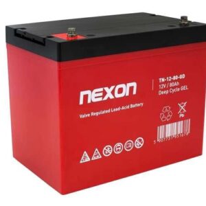 Akumulator żelowy Nexon TN-GEL 12V 80Ah long life(12l) - głębokiego rozładowania i pracy cyklicznej