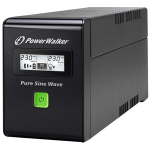 Zasilacz awaryjny UPS Power Walker Line-Interactive 800VA 2xPL230V RJ11/45 IN/OUT USB LCD